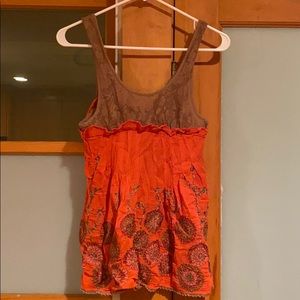 Free People Embellished Open Back Top